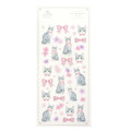 Japan Miki Takei Clear Sticker - Silver Tabby - 1