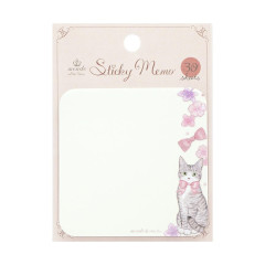 Japan Miki Takei Sticky Notes - Silver Tabby