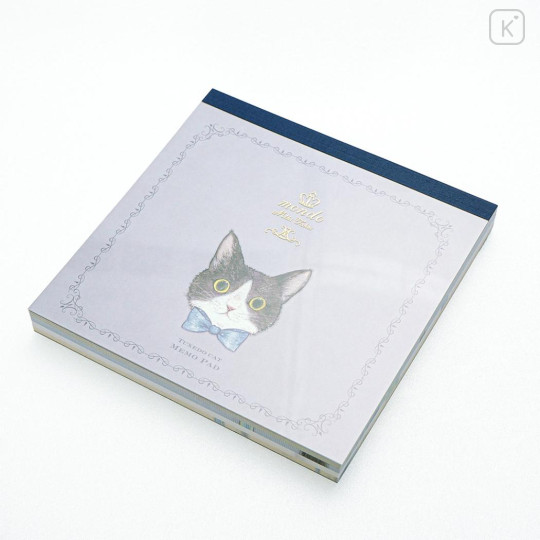 Japan Miki Takei Memo Pad - Tuxedo Cat - 2