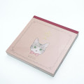 Japan Miki Takei Memo Pad - Silver Tabby - 2
