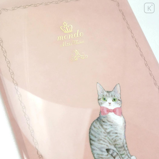 Japan Miki Takei 6 Pockets A5 Clear File - Silver Tabby - 2