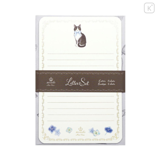 Japan Miki Takei Letter Set - Tuxedo Cat - 1