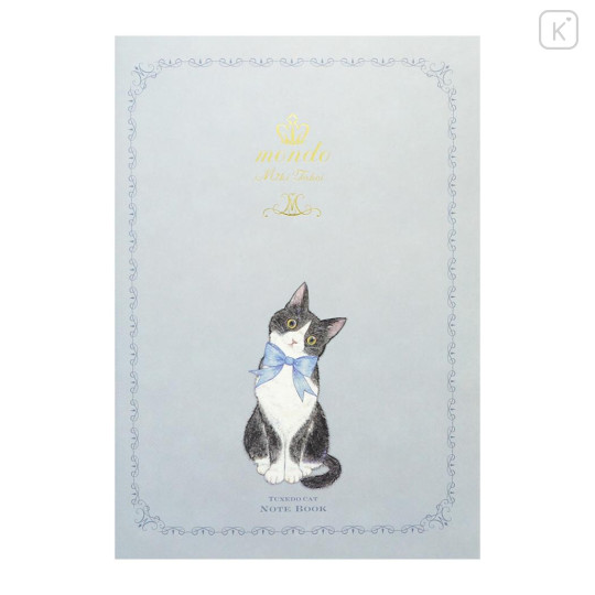 Japan Miki Takei A5 Notebook - Tuxedo Cat - 1