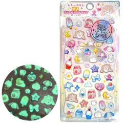Japan Kamio Glowing Jewel Petit Drop Sticker - Shiroppurun