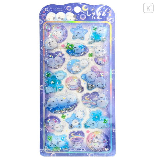 Japan Kamio Puffy Bubble Seal - Pom-pom Long-tailed Tit - 1