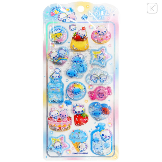 Japan Kamio Puffy Bubble Seal - Pukupuku Awawa-chan - 1
