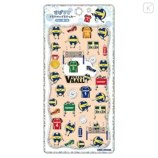 Japan Kamio Petit Drop Sticker - Volleyball - 1