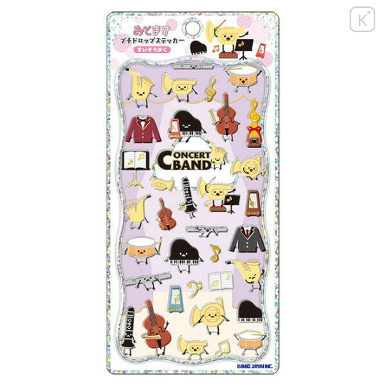 Japan Kamio Petit Drop Sticker - Aquatic Music - 1