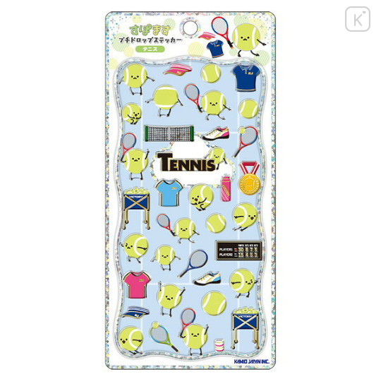 Japan Kamio Petit Drop Sticker - Tennis - 1