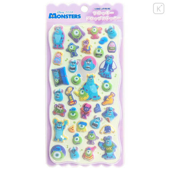 Japan Disney Flocky Drop Sticker - Monsters - 1