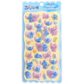 Japan Disney Flocky Drop Sticker - Angel & Scrump & Stitch - 1