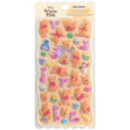 Japan Disney Flocky Drop Sticker - Winnie the Pooh - 1