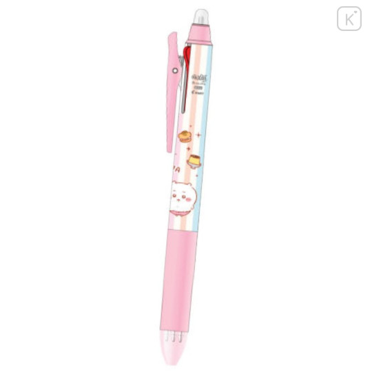 Japan Chiikawa FriXion Ball 3 Slim Multi Color Erasable Gel Pen - Chiikawa & Hachiware & Usagi : Manpuku - 1