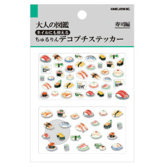 Japan Kamio Deco Petit Picture Book Sticker - Sushi
