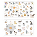 Japan Kamio Deco Petit Picture Book Sticker - Cat - 2