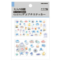 Japan Kamio Deco Petit Picture Book Sticker - Jellyfish
