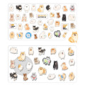 Japan Kamio Deco Petit Picture Book Sticker - Pomeranian - 2