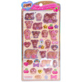 Japan Monchhichi Uruchuru Pop Seal - Monchhichi-chan & Monchhichi-kun : Leopard - 1
