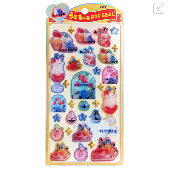 Japan Puppet Sunsun Uruchuru Pop Seal - Cafe - 1