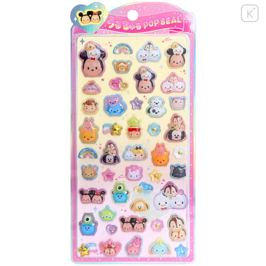 Japan Disney Uruchuru Pop Seal - Tsum Tsum - 1