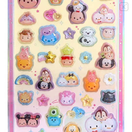 Japan Disney Uruchuru Pop Seal - Tsum Tsum - 2