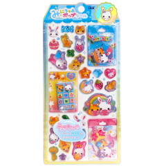 Japan Crux Miniature Pop Sticker - Fluffy Rabi-chan