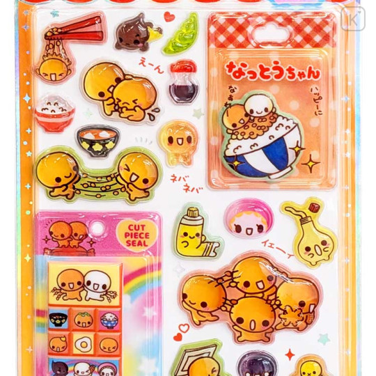 Japan Crux Miniature Pop Sticker - Natto-chan - 2