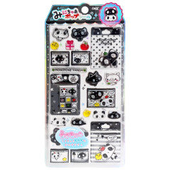 Japan Crux Miniature Pop Sticker - Monotone Panda