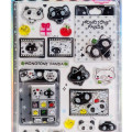Japan Crux Miniature Pop Sticker - Monotone Panda - 2
