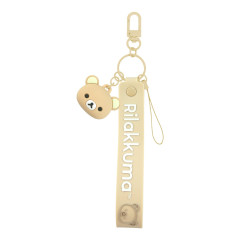 Japan San-X 3D Mascot Hand Strap - Rilakkuma