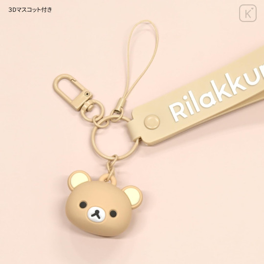 Japan San-X 3D Mascot Hand Strap - Rilakkuma - 5
