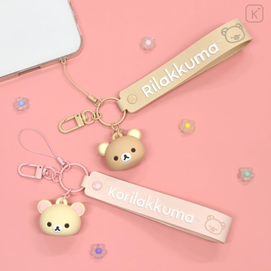Japan San-X 3D Mascot Hand Strap - Rilakkuma - 7