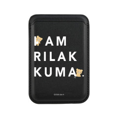 Japan San-X MagSafe Card Wallet - Rilakkuma : Black