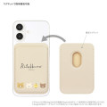 Japan San-X MagSafe Card Wallet - Rilakkuma : Warm Gray - 3