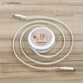 Japan San-X PD60W USB Type-C Retractable Cable - Rilakkuma : Pink - 3