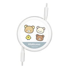 Japan San-X PD60W USB Type-C Retractable Cable - Rilakkuma : Blue