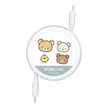 Japan San-X PD60W USB Type-C Retractable Cable - Rilakkuma : Blue - 1