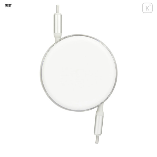 Japan San-X PD60W USB Type-C Retractable Cable - Rilakkuma : Blue - 2
