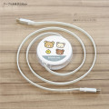 Japan San-X PD60W USB Type-C Retractable Cable - Rilakkuma : Blue - 3