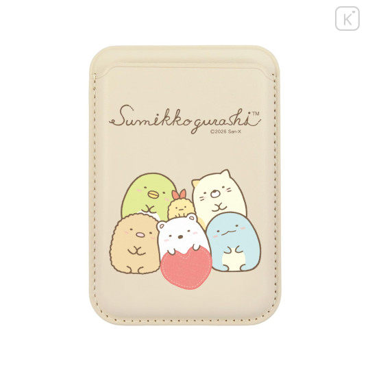 Japan San-X MagSafe Card Wallet - Sumikko Gurashi : Gather - 1
