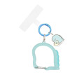 Japan San-X Multi Ring Plus with Clear Carabiner - Sumikko Gurashi : Tokage Dinosaur Lizard - 1