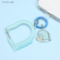Japan San-X Multi Ring Plus with Clear Carabiner - Sumikko Gurashi : Tokage Dinosaur Lizard - 5