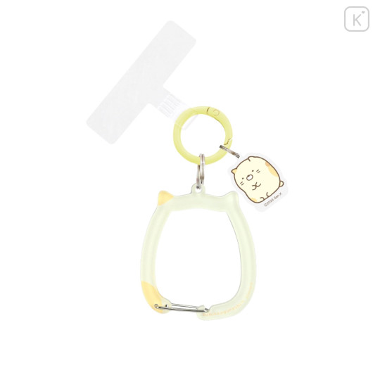 Japan San-X Multi Ring Plus with Clear Carabiner - Sumikko Gurashi : Neko Cat - 1