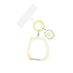 Japan San-X Multi Ring Plus with Clear Carabiner - Sumikko Gurashi : Neko Cat