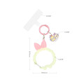 Japan San-X Multi Ring Plus with Clear Carabiner - Sumikko Gurashi : Ebifurai no Shippo Shrimp Tempura Tail - 2