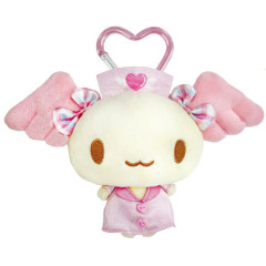 Japan Sanrio Mascot Holder - Cinnamoroll : Cinnamo Angel Friend Azuki
