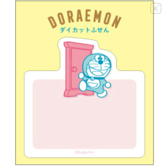 Japan Doraemon Die-Cut Sticky Notes - Doraemon : Anywhere Door - 1