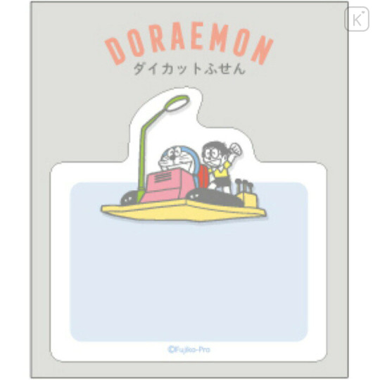 Japan Doraemon Die-Cut Sticky Notes - Doraemon : Time Machine - 1
