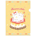 Japan Sanrio A4 Clear File Folder - Hanamaruobake : Birthday Yellow - 1