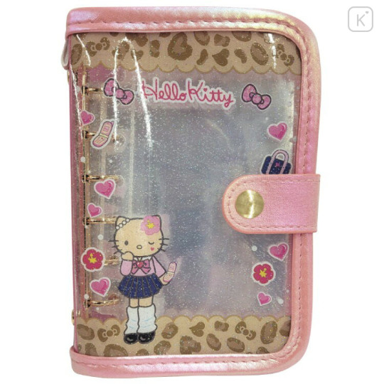 Japan Sanrio Seal Binder - Hello Kitty : Gogo Gal Collection Style Up Tan Sunburned - 1